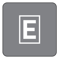 Файл:Australian Classification Exempt (E, small).svg