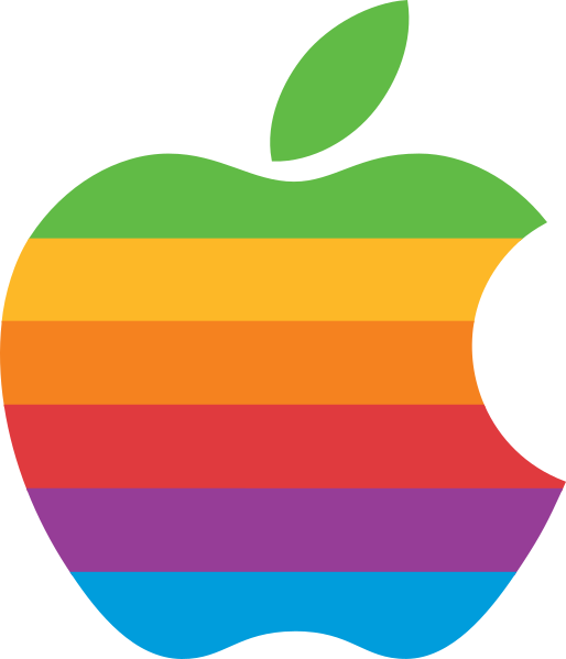 Файл:Apple Computer Logo rainbow.svg