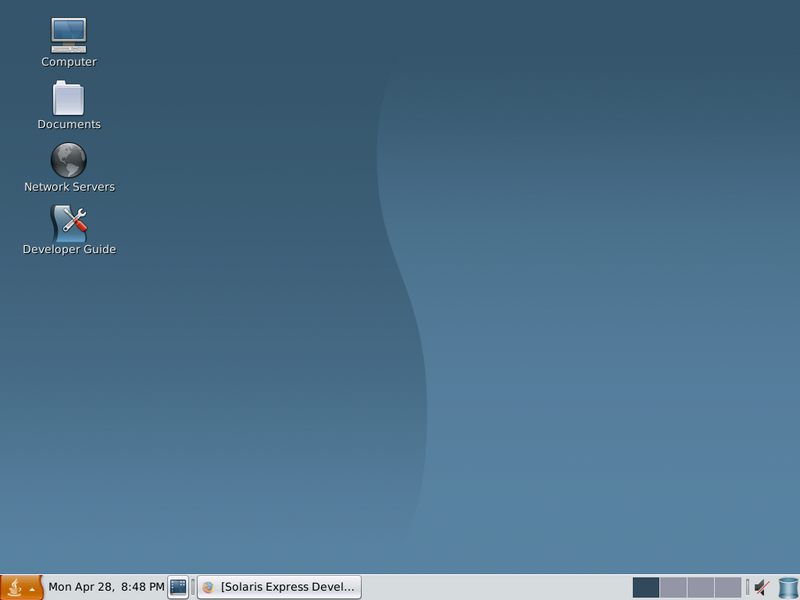 Файл:OpenSolaris "Clean" Screenshot.png