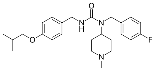Файл:Pimavanserin structure.svg