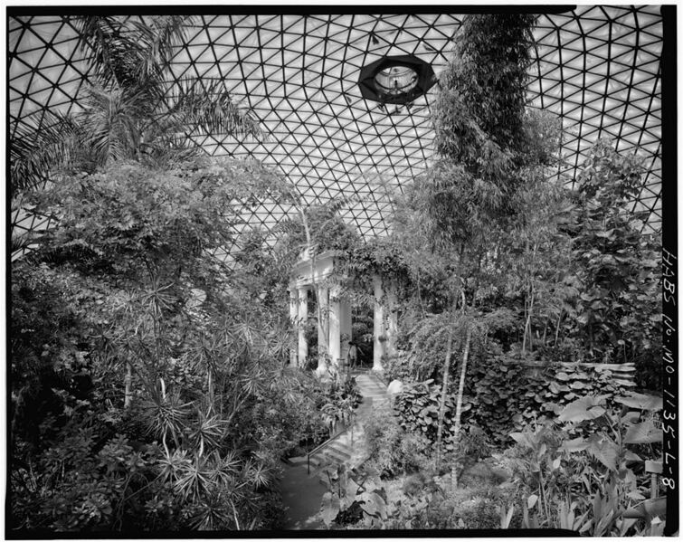 Файл:Climatron INTERIOR VIEW, HABS MO,96-SALU,105L-8.jpg