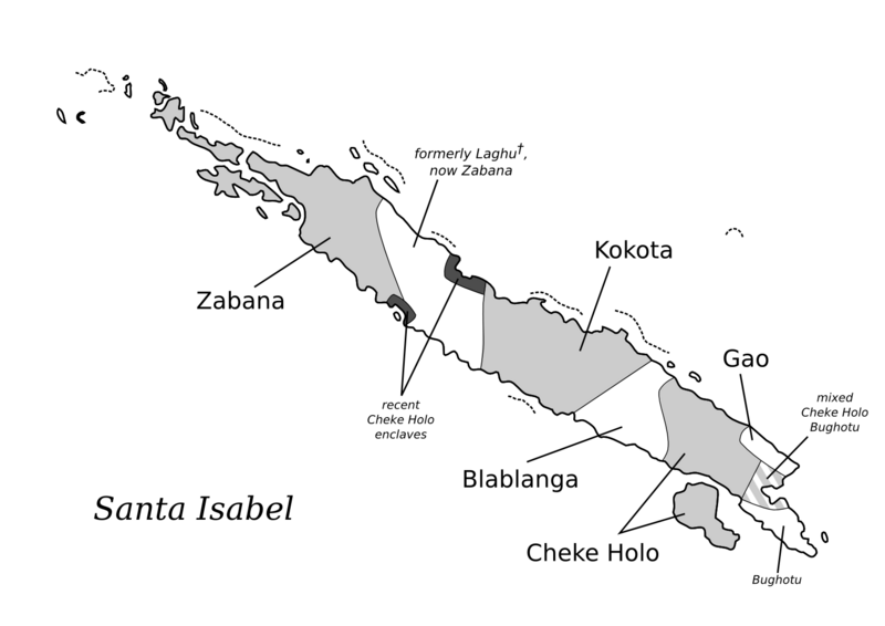 Файл:Languages of Santa Isabel.png