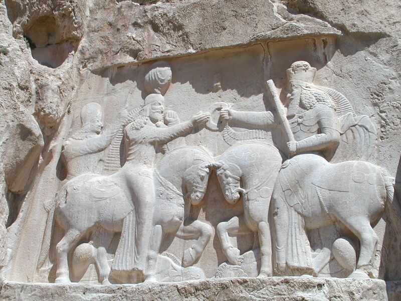 Файл:Naqsh-e-Rostam (Iran) Relief Sassanid Period.JPG