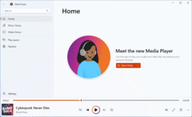 Скриншот программы Media Player