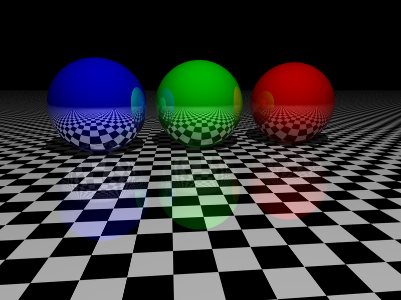 Файл:Raytracing reflection.png