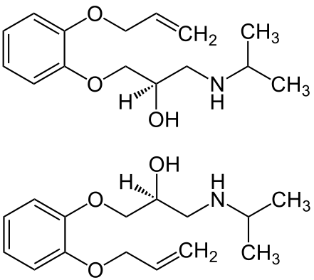 Файл:(±)-Oxoprenolol Structural Formulae V.2.svg