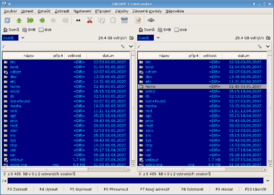 Скриншот программы GNOME Commander