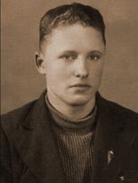 Василий Серогодский в годы учёбы в ФЗУ