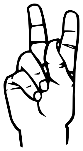 Файл:Sign language K.svg