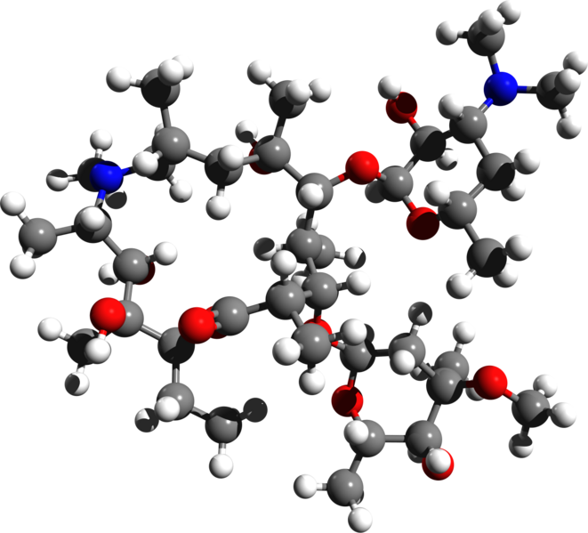 Файл:Azithromycin 3d structure.png