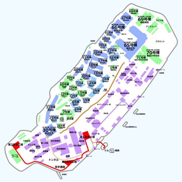 Файл:Nagasaki Hashima map ja.png