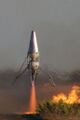 Ракета Mod с ранним носовым конусом, парящая в свободном полёте