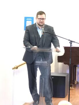 в Московском доме национальностей на круглом столе «Молодёжь как целевая группа воздействия идеологии терроризма и экстремизма. Методы борьбы с этим явлением» (18 апреля 2024 года)