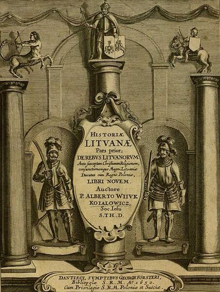 Файл:Historiae Lithuanae.jpg