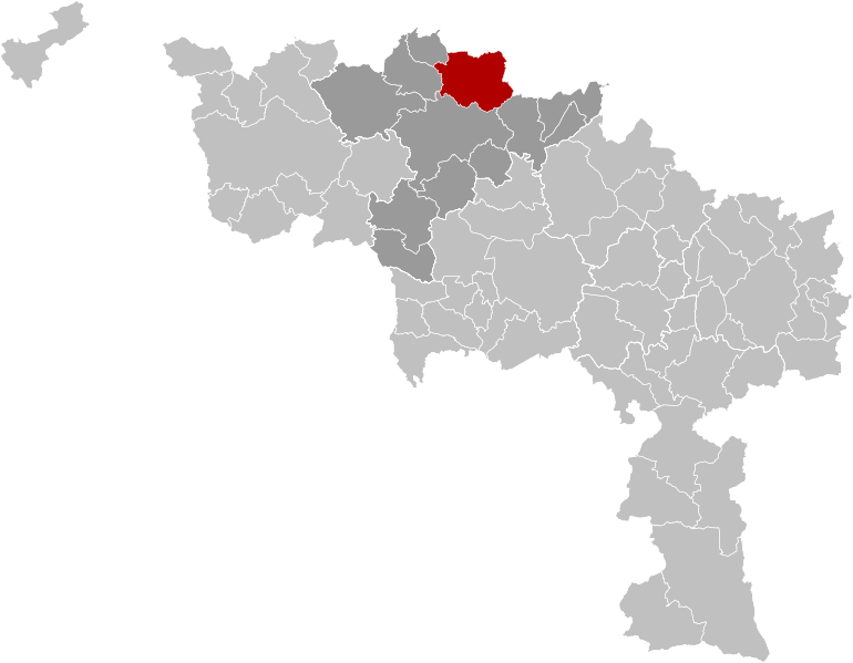 Файл:Lessines Hainaut Belgium Map.svg