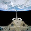 Фото грузового отсека с лабораторией Spacelab.