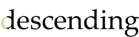 англ.&nbsp;descending