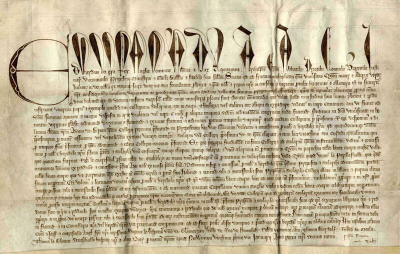 Файл:Oriel College Charter.jpg