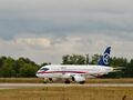 Региональный пассажирский лайнер Sukhoi Superjet 100.