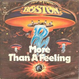 Обложка сингла Boston «More Than a Feeling / Smokin’» (1976)