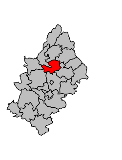 Кантон на карте департамента Аверон