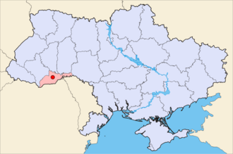 Чэрнивци на карте