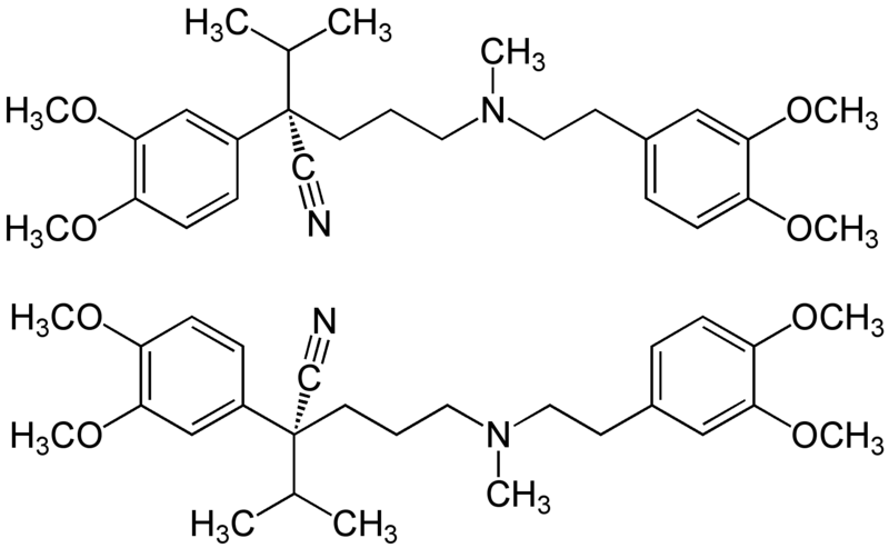 Файл:(±)-Verapamil Structural Formulae.png