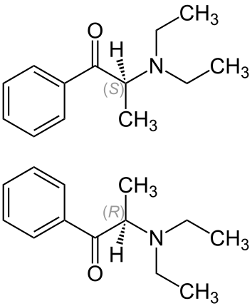 Файл:(RS)-Amfepramone-Structural Formulae V1.svg