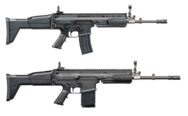 FN SCAR-L (вверху) FN SCAR-Н (внизу)