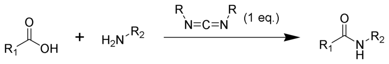 Файл:Carbodiimide Amide Coupling Scheme.png