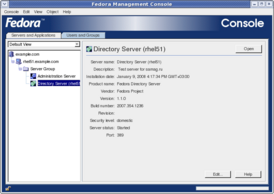 Скриншот программы 389 Directory Server