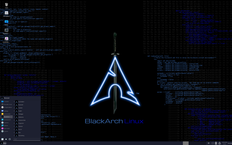 Файл:BlackArch Linux 2020.12.01 screenshot.png