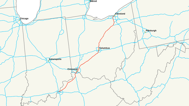 Файл:Interstate 71 map.png