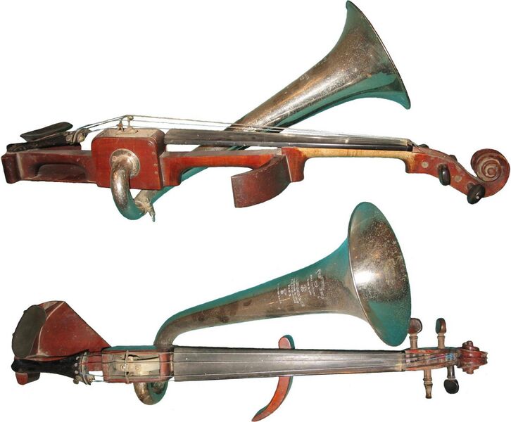 Файл:Violon de jazz a pavillon.JPG
