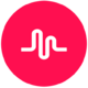 Логотип программы musical.ly