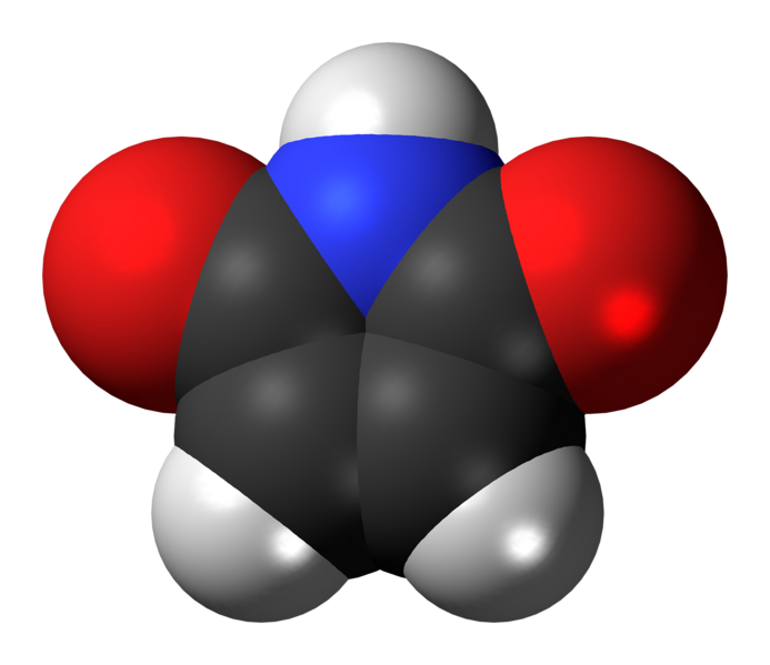 Файл:Maleimide molecule spacefill.png