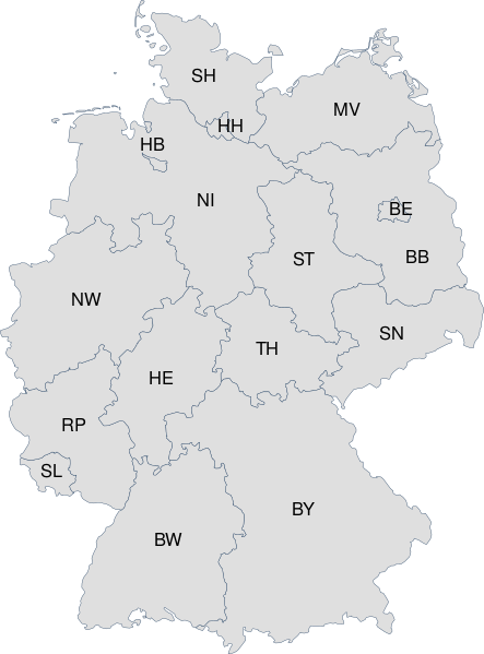 Файл:States of Germany coded.svg