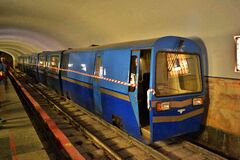 Старый запасной поезд на станции «Апсны»