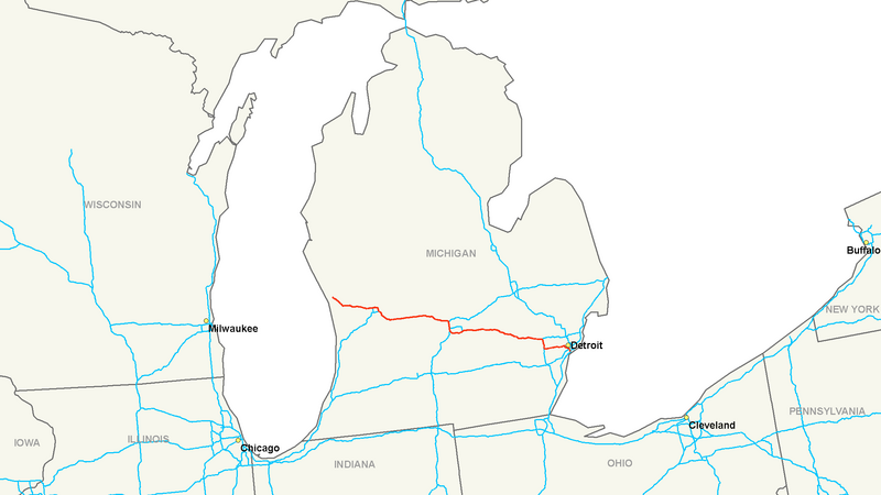 Файл:Interstate 96 map.png