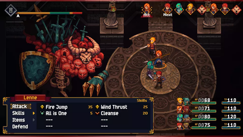 Файл:Chained Echoes gameplay.webp