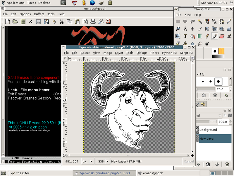 Файл:GNU Linux screenshot.png
