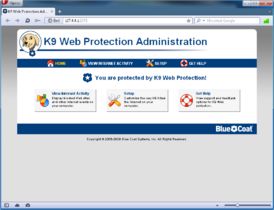 Скриншот программы K9 Web Protection