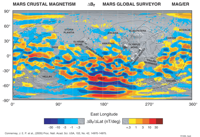 Файл:Mars Crustal Magnetism MGS.png