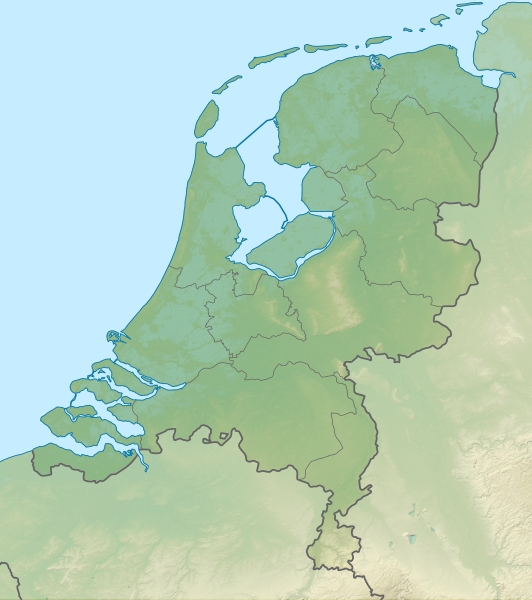 Файл:Netherlands relief location map.svg