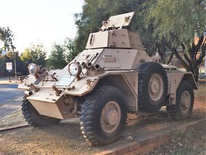 Британский бронеавтомобиль Ferret Mk.2 Южно-Африканских сил обороны