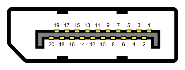Файл:DisplayPort Connector.svg