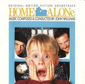 Обложка альбома Джона Уильямса «Home Alone (Original Motion Picture Soundtrack)» (1990)