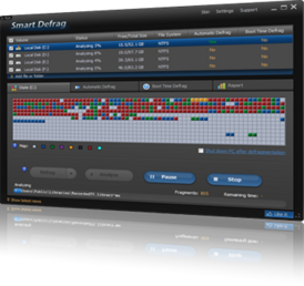 Скриншот программы IObit Smart Defrag