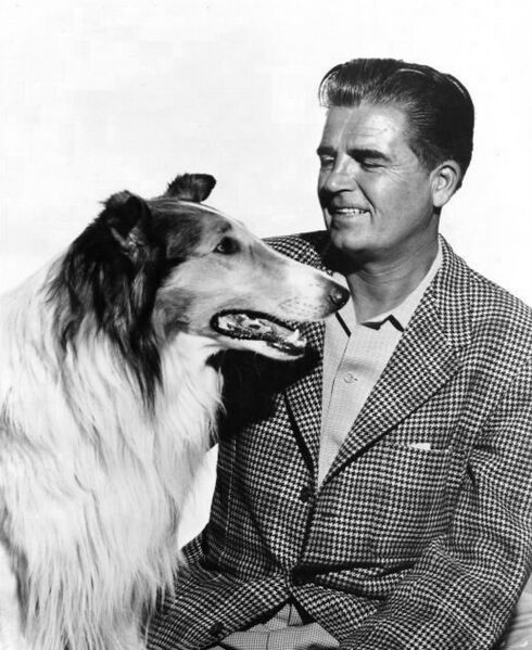Файл:Rudd Weatherwax and Lassie 1955.JPG