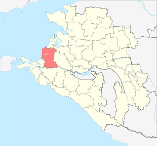 Славянский район на карте